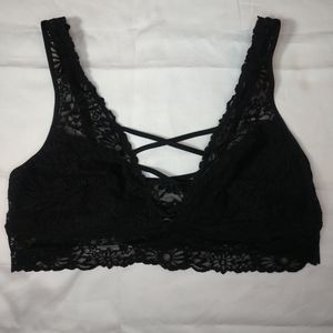 Pink by Victoria's Secret floral lace bralette with Reduced shipping!